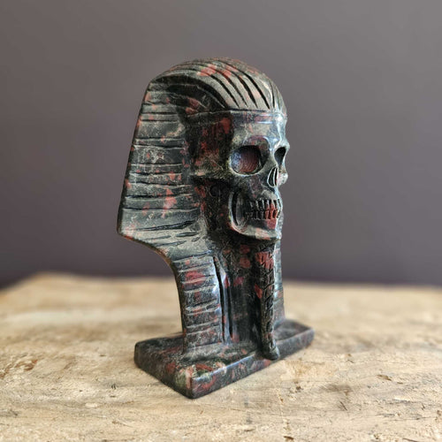 Jasper Pharaoh Skull | The Monarch of Mystic Realms