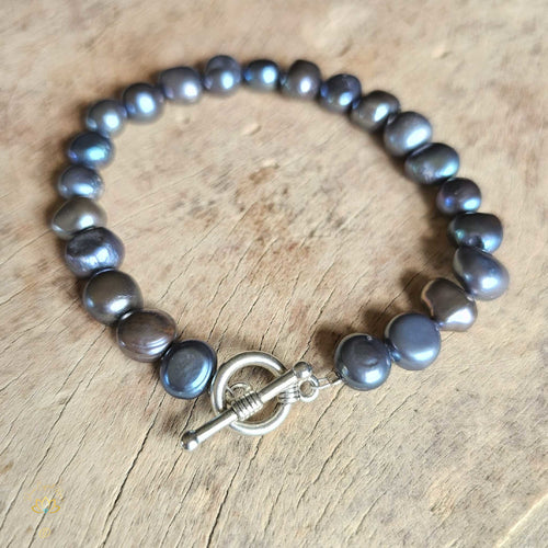 Keshi Pearl Bracelet | Blue