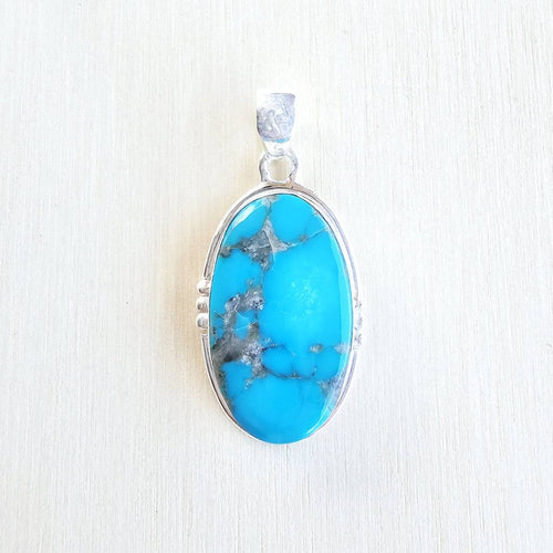 Kingman Turquoise Pendant | Celestial Oasis