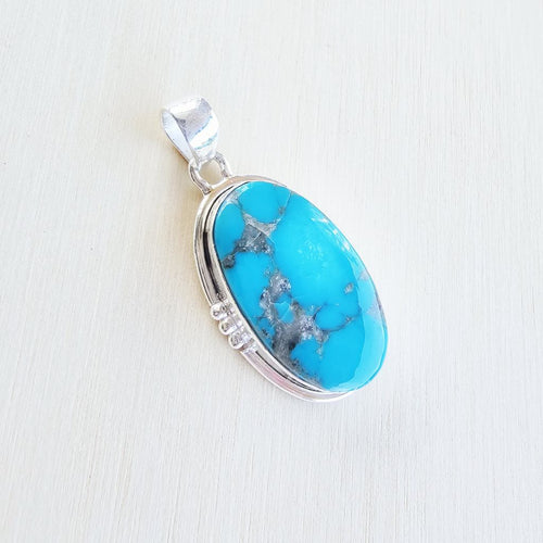 Kingman Turquoise Pendant | Celestial Oasis