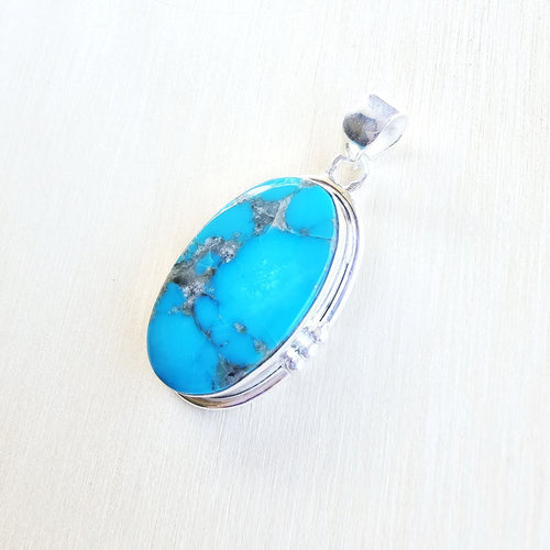 Kingman Turquoise Pendant | Celestial Oasis