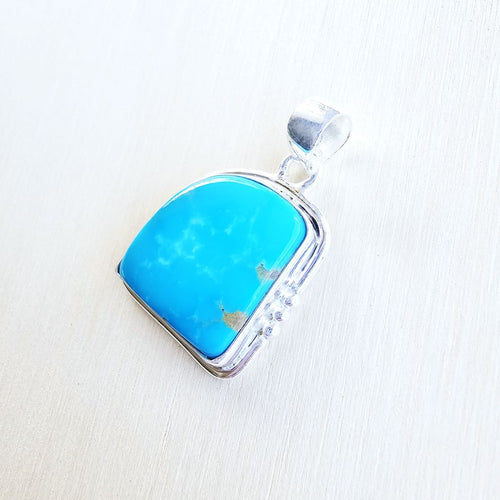 Kingman Turquoise Pendant | Desert Mirage