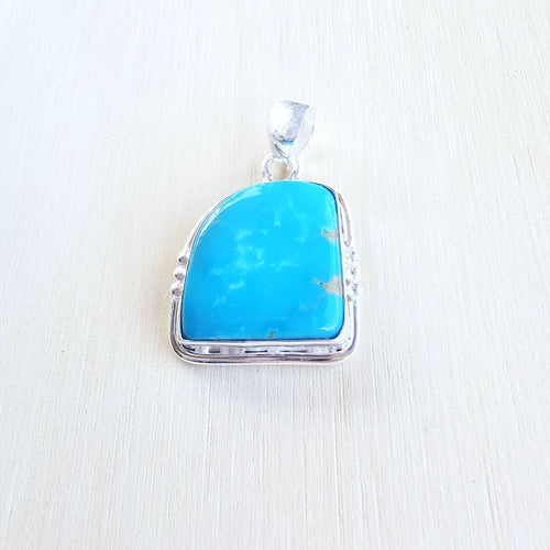 Kingman Turquoise Pendant | Desert Mirage