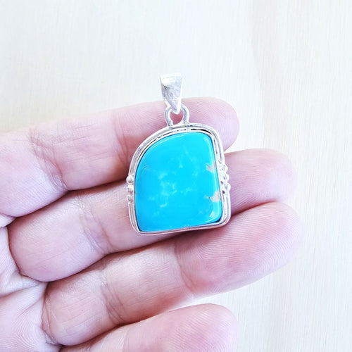 Kingman Turquoise Pendant | Desert Mirage