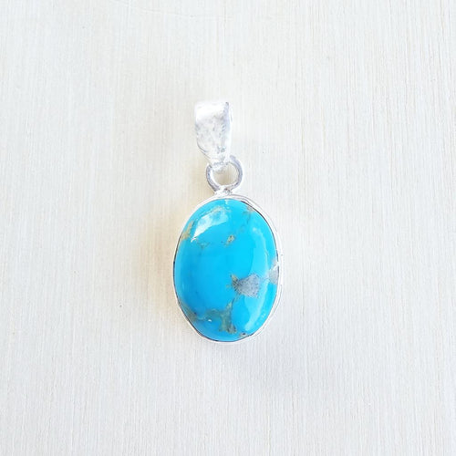 Kingman Turquoise Pendant | Guardian Of Calm