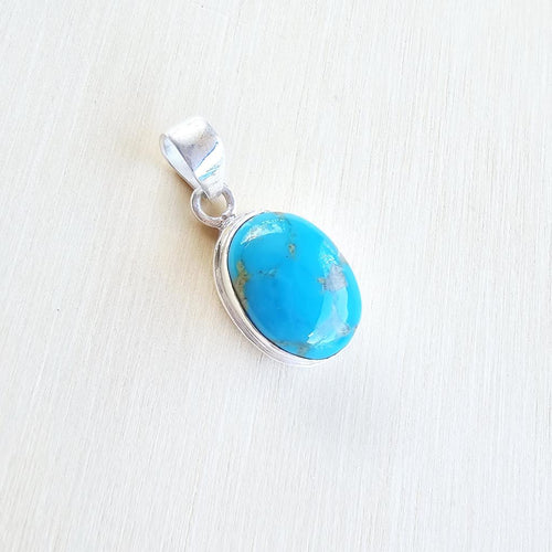 Kingman Turquoise Pendant | Guardian Of Calm
