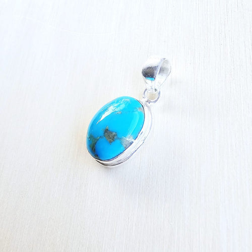 Kingman Turquoise Pendant | Guardian Of Calm