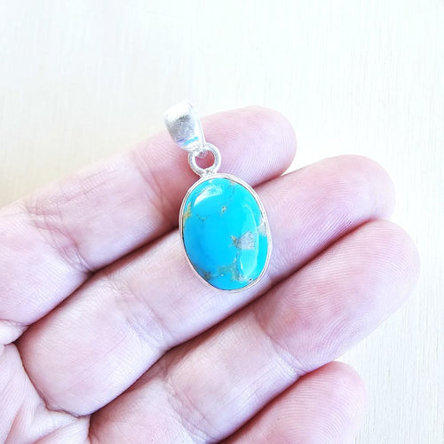 Kingman Turquoise Pendant | Guardian Of Calm