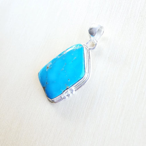 Kingman Turquoise Pendant | Sacred Desert Dune