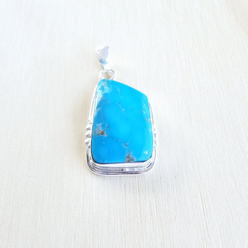 Kingman Turquoise Pendant | Sacred Desert Dune