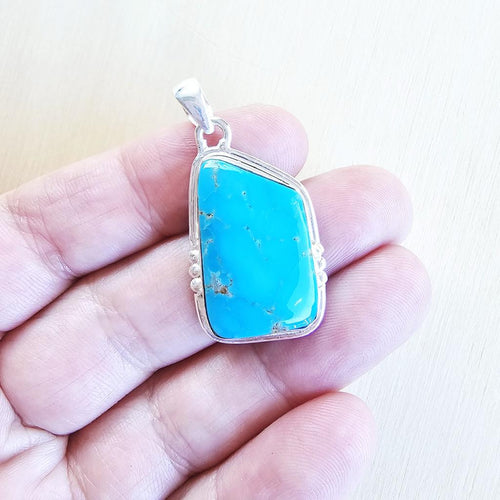 Kingman Turquoise Pendant | Sacred Desert Dune