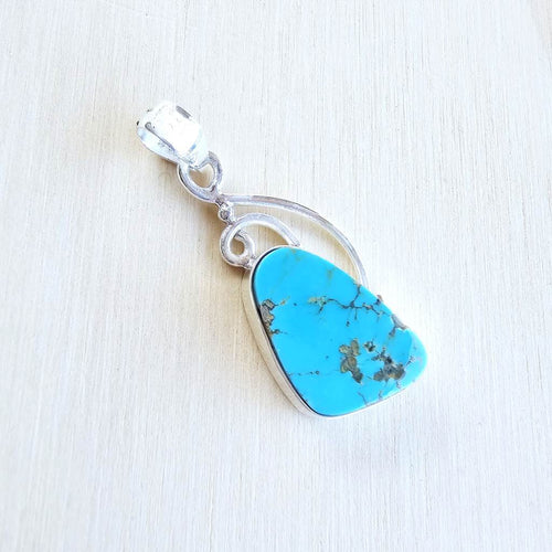Kingman Turquoise Pendant | Spirit Of The Sky