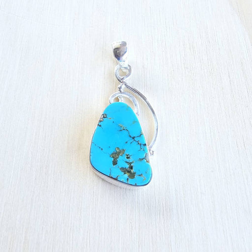 Kingman Turquoise Pendant | Spirit Of The Sky