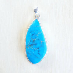 Kingman Turquoise Pendant | Whispers Of The Horizon