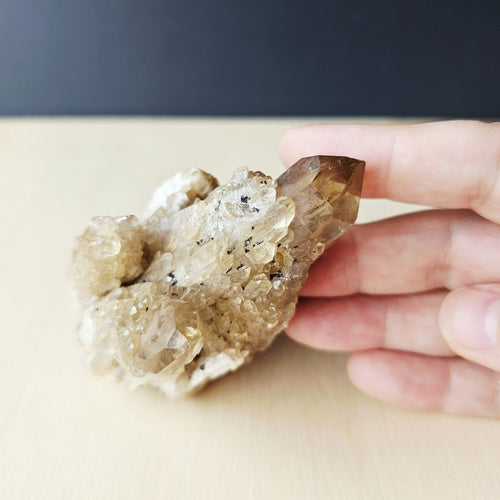 Kundalini Citrine Cluster | Golden Ascension