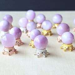 Kunzite Mini Spheres | Lilac Crown