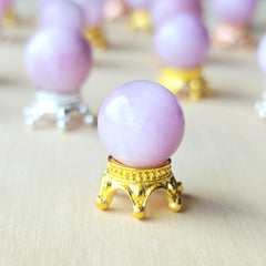 Kunzite Mini Spheres | Lilac Crown