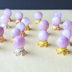 Kunzite Mini Spheres | Lilac Crown