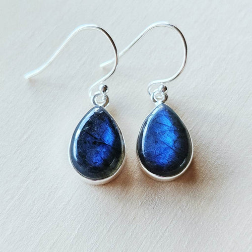 Labradorite Earrings | Celestial gate