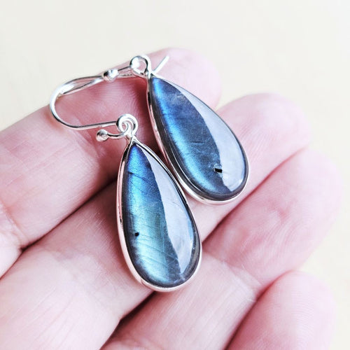Labradorite Earrings | Celestial gate
