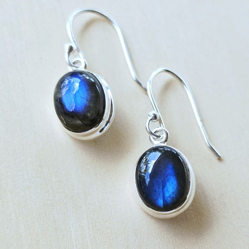 Labradorite Earrings | Celestial gate