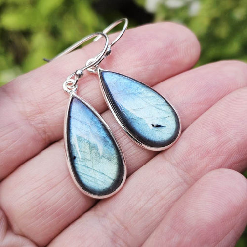 Labradorite Earrings | Celestial gate