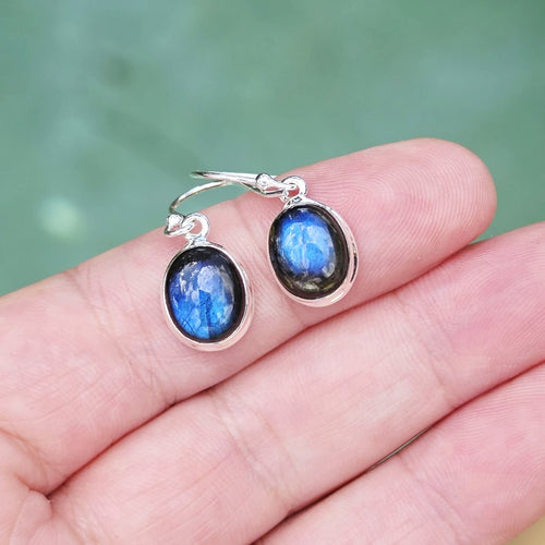 Labradorite Earrings | Celestial gate