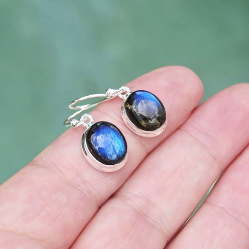 Labradorite Earrings | Celestial gate