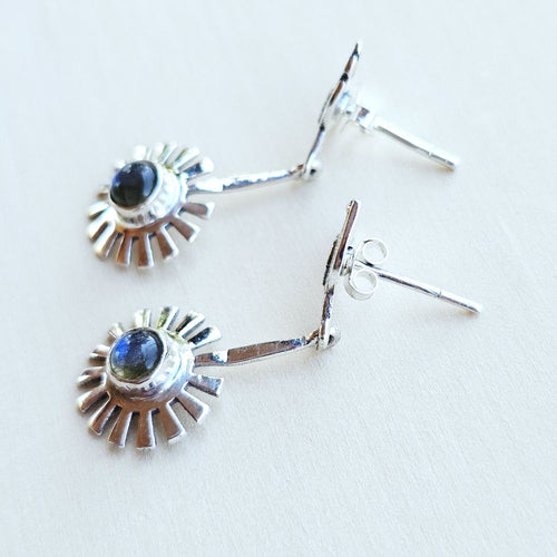 Labradorite Earrings | Golden Flight