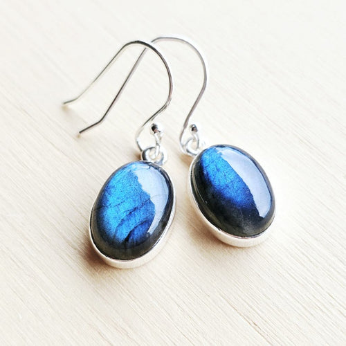 Labradorite Earrings | Shifting Horizon