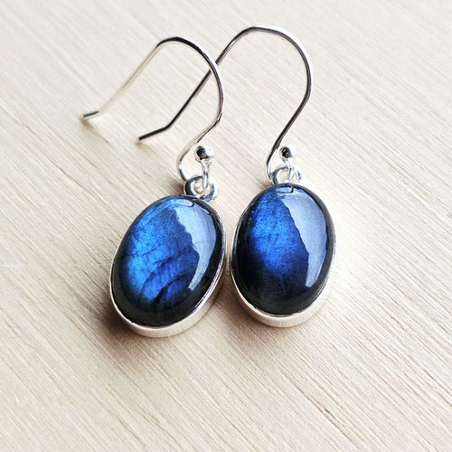 Labradorite Earrings | Shifting Horizon
