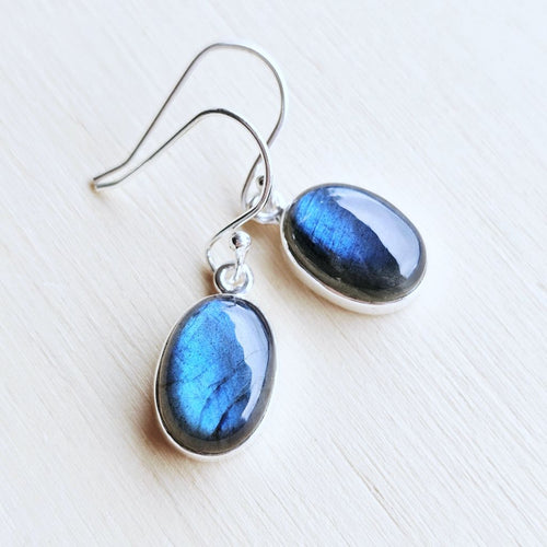 Labradorite Earrings | Shifting Horizon