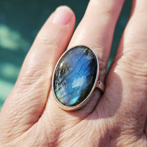 Labradorite Ring | Aurora Essence