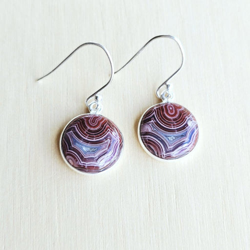 Laguna Lace Agate Earrings | Energetic Banding