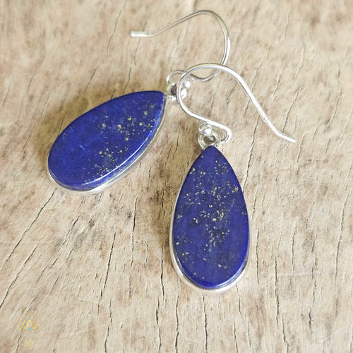 Lapis Lazuli Earrings | Divine Wisdom Keeper