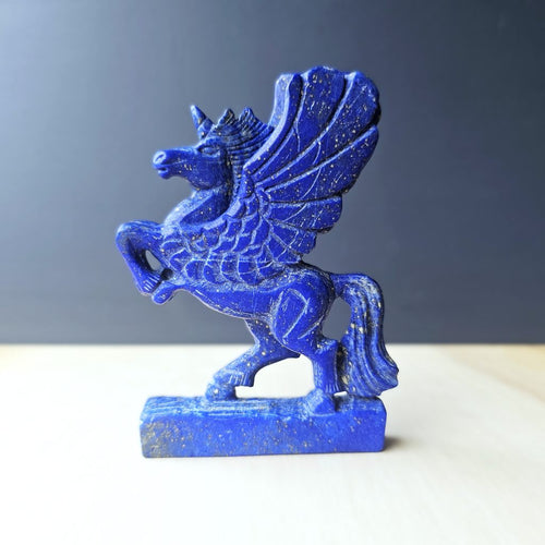Lapis Lazuli Pegasus Carving | 225gms