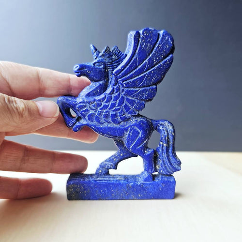 Lapis Lazuli Pegasus Carving | 225gms