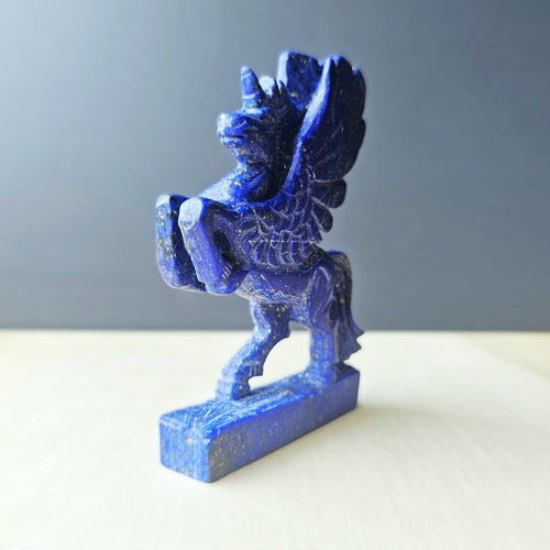 Lapis Lazuli Pegasus Carving | 225gms