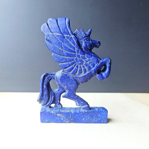 Lapis Lazuli Pegasus Carving | 225gms