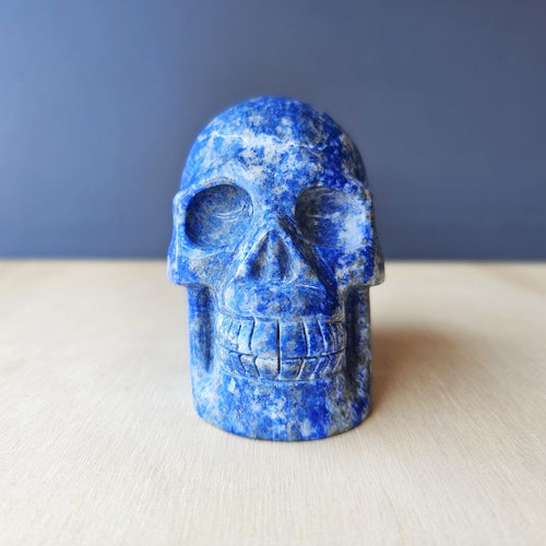 Lapis Lazuli Skull | The Blue Oracle Guardian