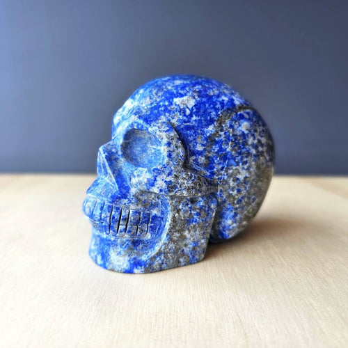 Lapis Lazuli Skull | The Blue Oracle Guardian