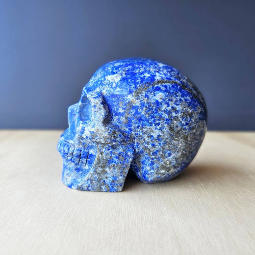 Lapis Lazuli Skull | The Blue Oracle Guardian