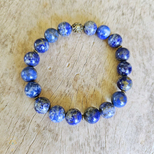 Lapis Lazuli Bracelet | 8mm & 10mm Beads