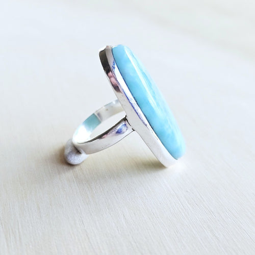 Larimar Ring | Sea Goddess