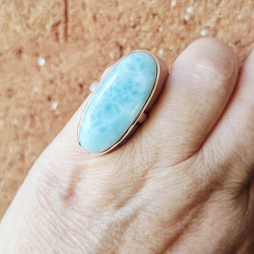 Larimar Ring | Sea Goddess