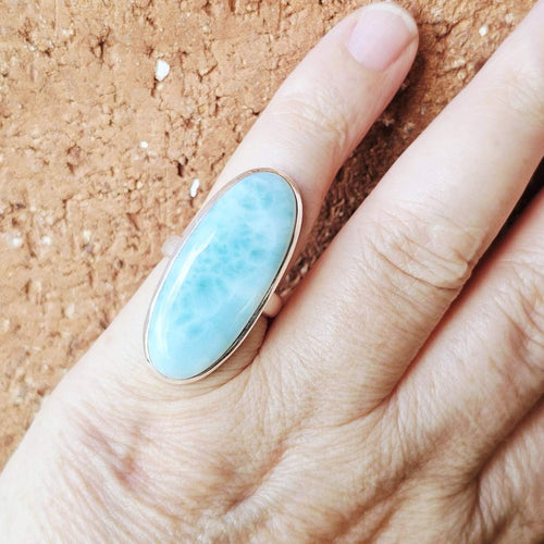 Larimar Ring | Sea Goddess