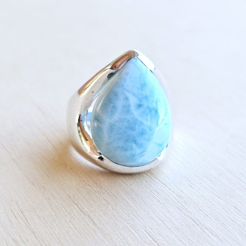 Larimar Ring | Voice Of The Sea
