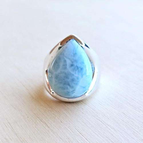 Larimar Ring | Voice Of The Sea