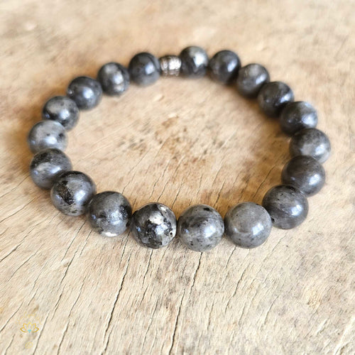 Larvikite Bracelet | 10mm Beads
