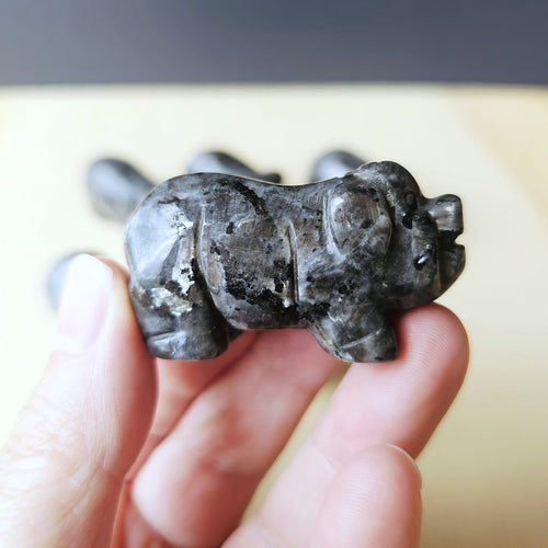 Larvikite Pig | Mystic Stone Pig